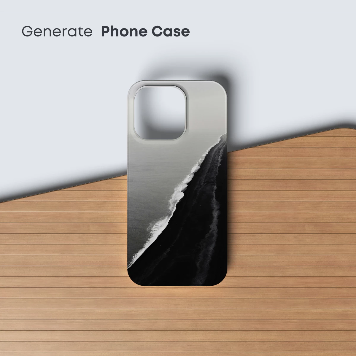 Eternal Shoreline: Monochrome Contrast - Image 3