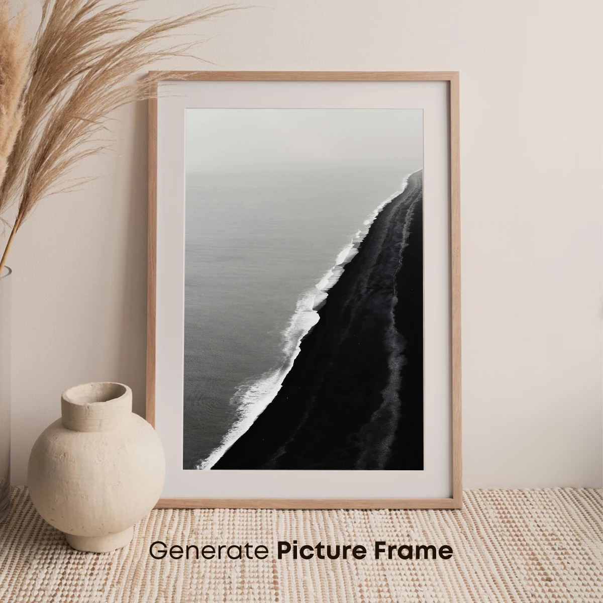 Eternal Shoreline: Monochrome Contrast - Image 7