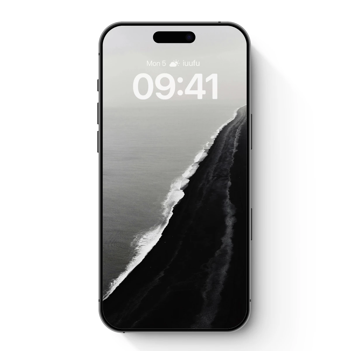 Eternal Shoreline: Monochrome Contrast