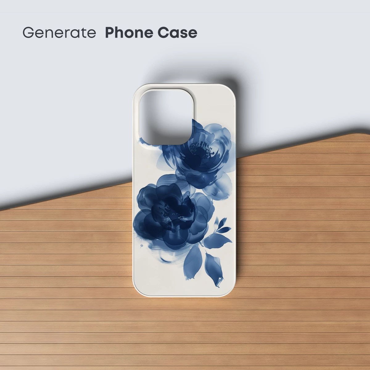 Ethereal Indigo Blooms: Watercolor Floral Elegance - Image 3