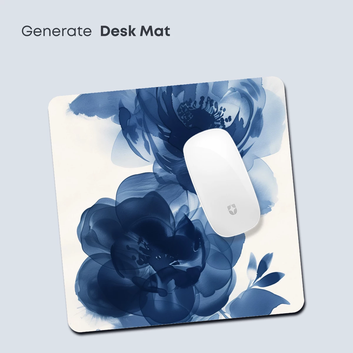 Ethereal Indigo Blooms: Watercolor Floral Elegance - Image 4