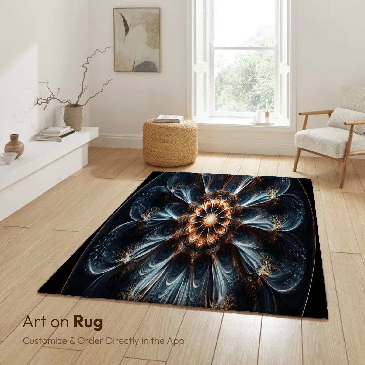 Fractal Bloom: Cosmic Flower in Digital Artistry - Image 6