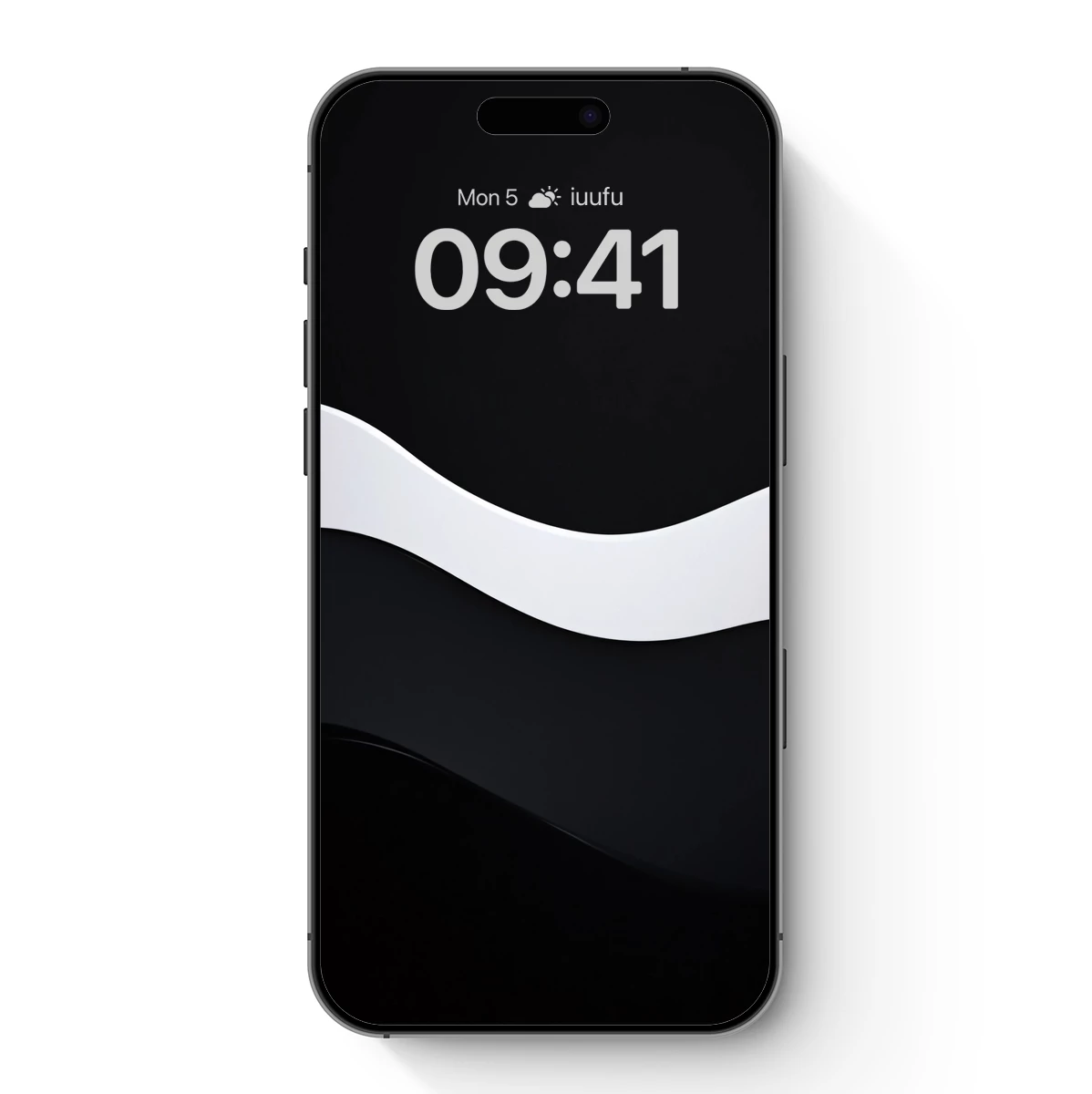 Elegant Black and White Waves