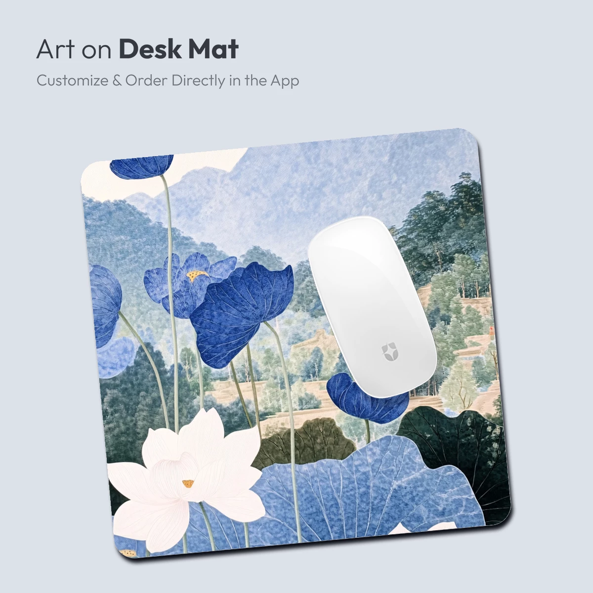 Blue Lotus Serenity: Mountain Harmony - Image 4