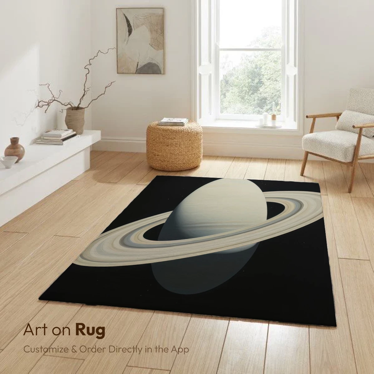 Eternal Saturn: Cosmic Serenity in Rings - Image 5
