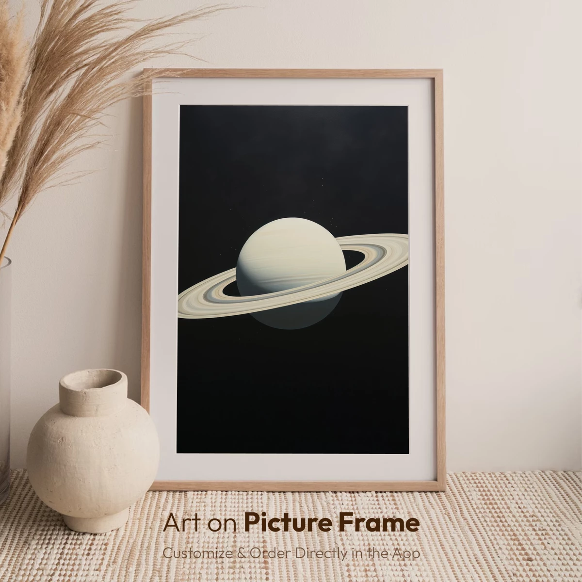 Eternal Saturn: Cosmic Serenity in Rings - Image 6