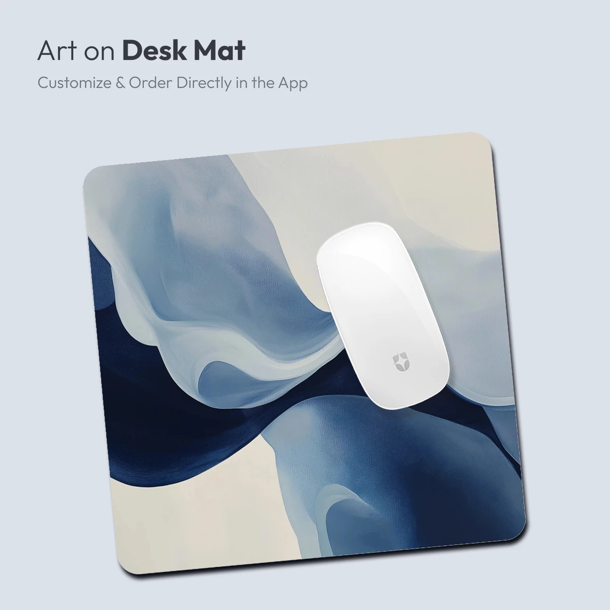 Ethereal Flow: Abstract Waves in Serene Blues - Image 3