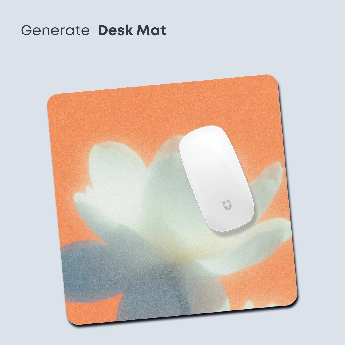 Ethereal Bloom: White Flower Against Coral Hue - Image 4