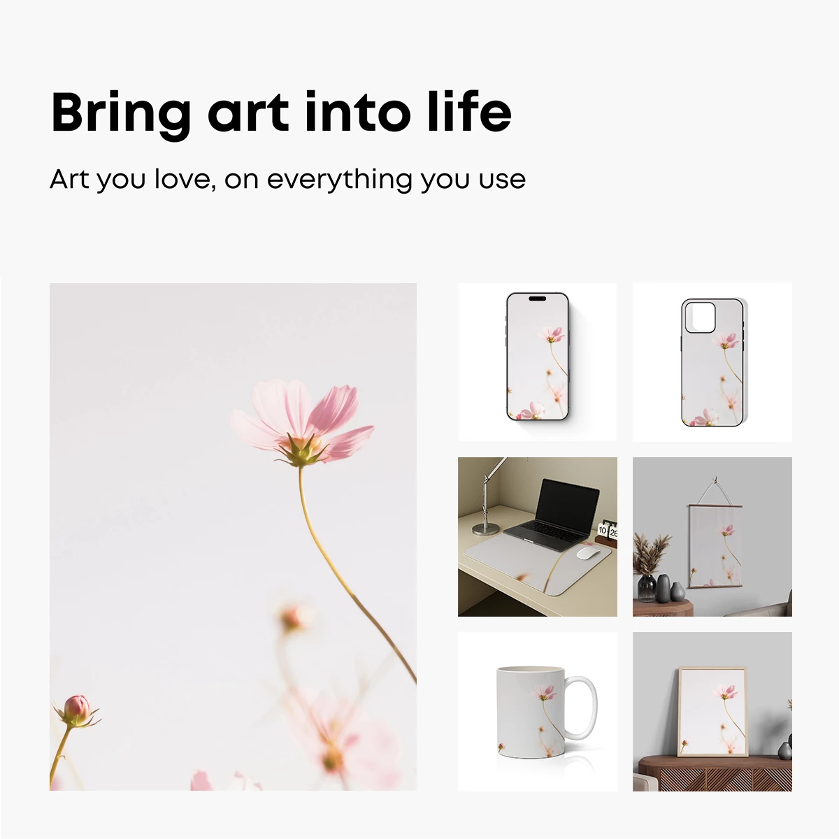 Ethereal Pink Cosmos: Whispers of Spring - Image 2