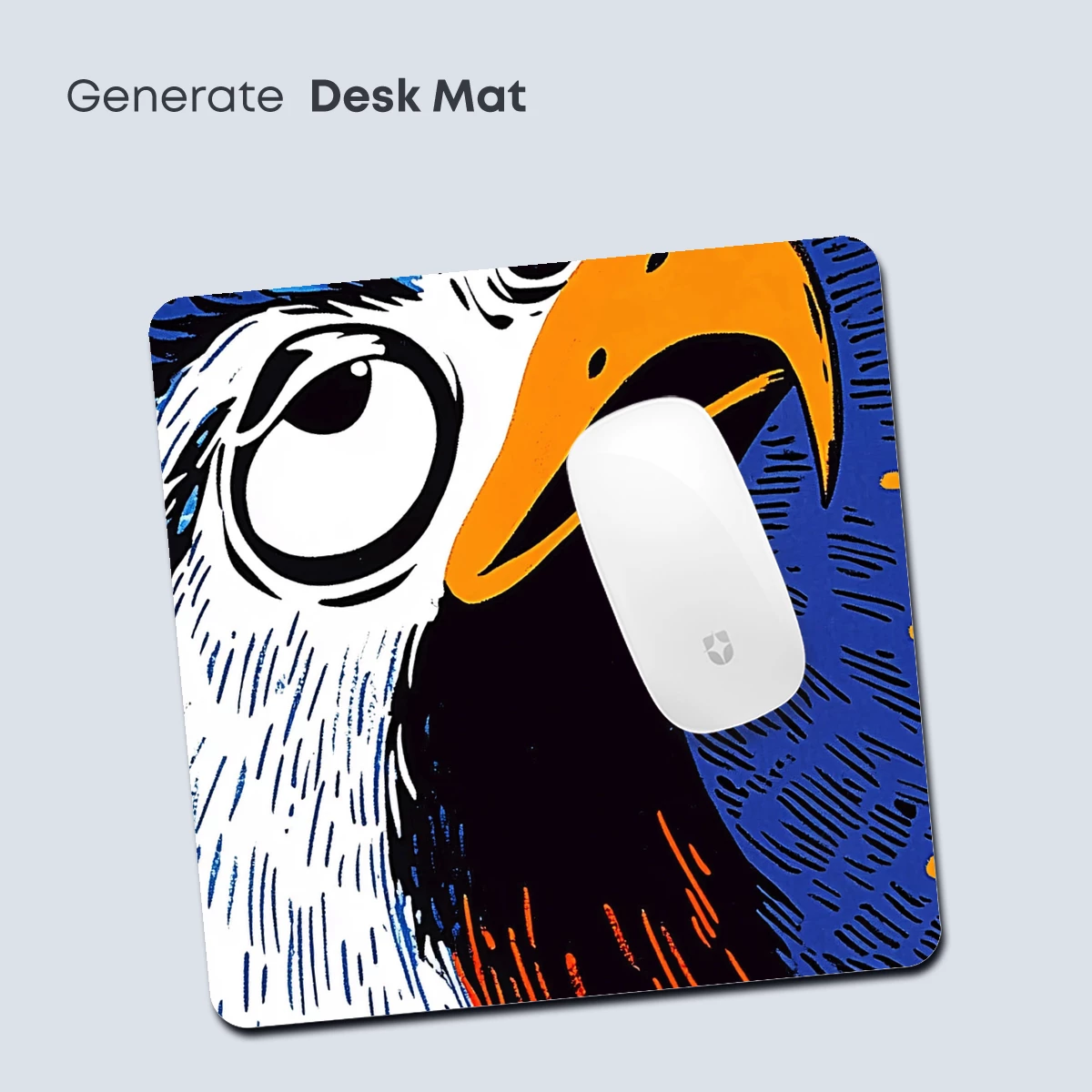 Bold Eagle Pop Art: Vibrant Feathers and Expressive Eyes - Image 4