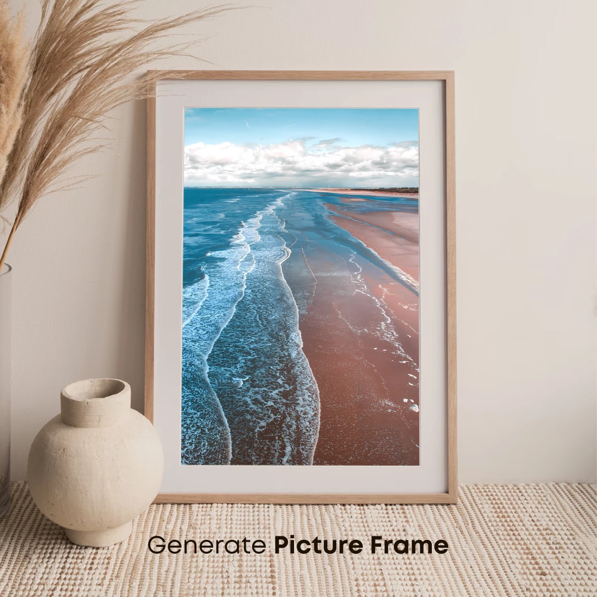 Eternal Shoreline: Serene Waves Meet Sandy Bliss - Image 7
