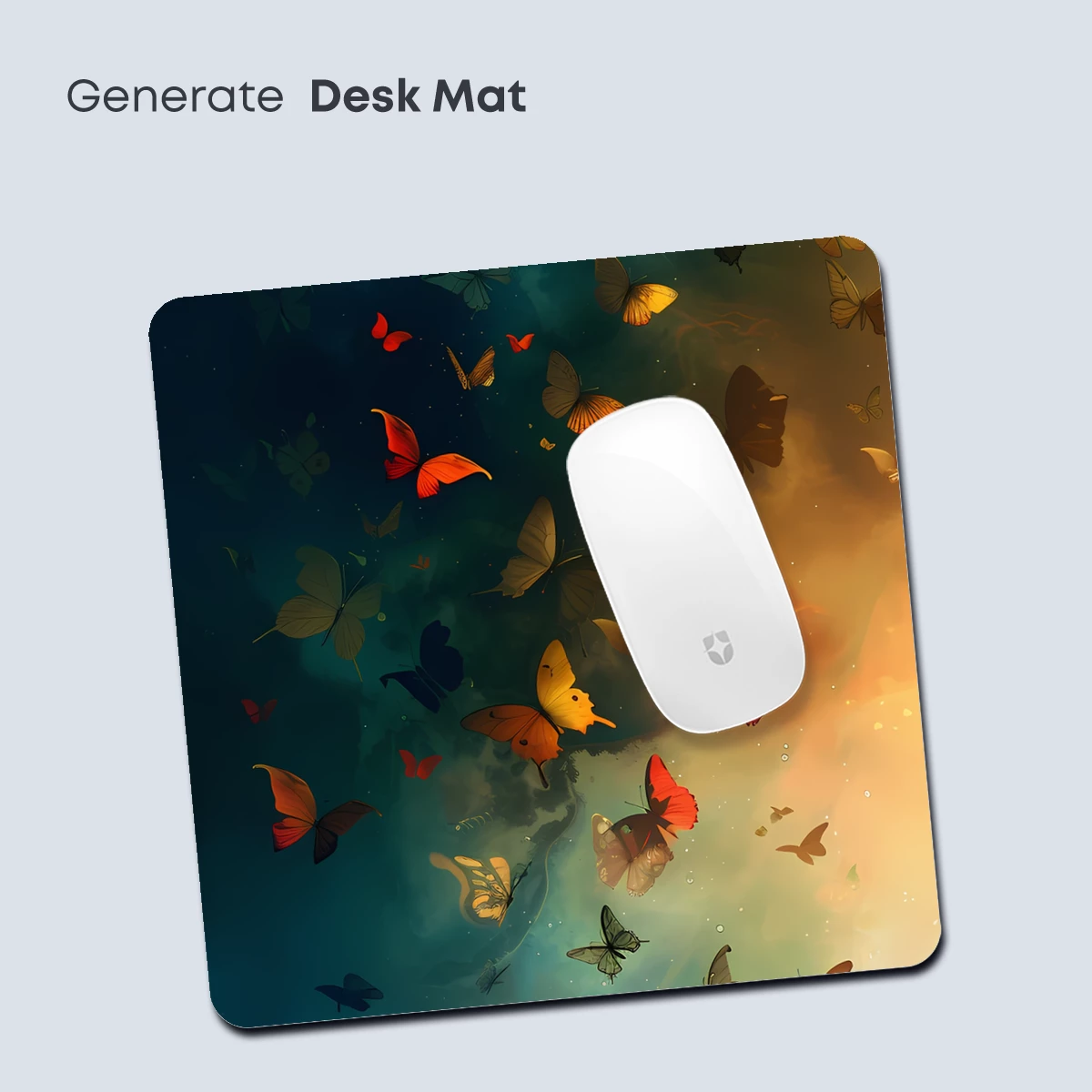 Butterfly Odyssey: Ethereal Flight in Teal and Gold - Image 4