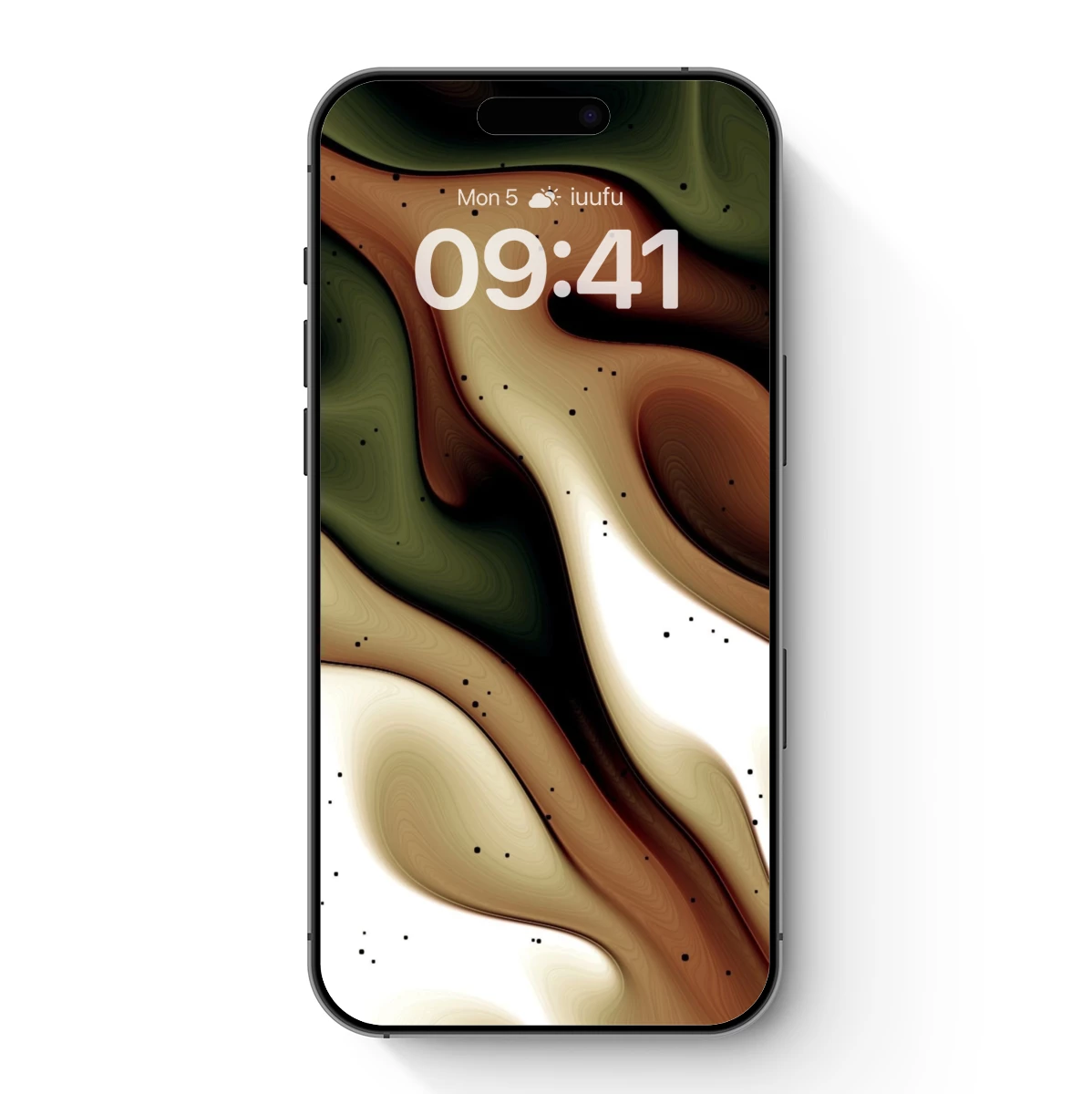 Fluid Dreamscape: Abstract Waves in Earth Tones