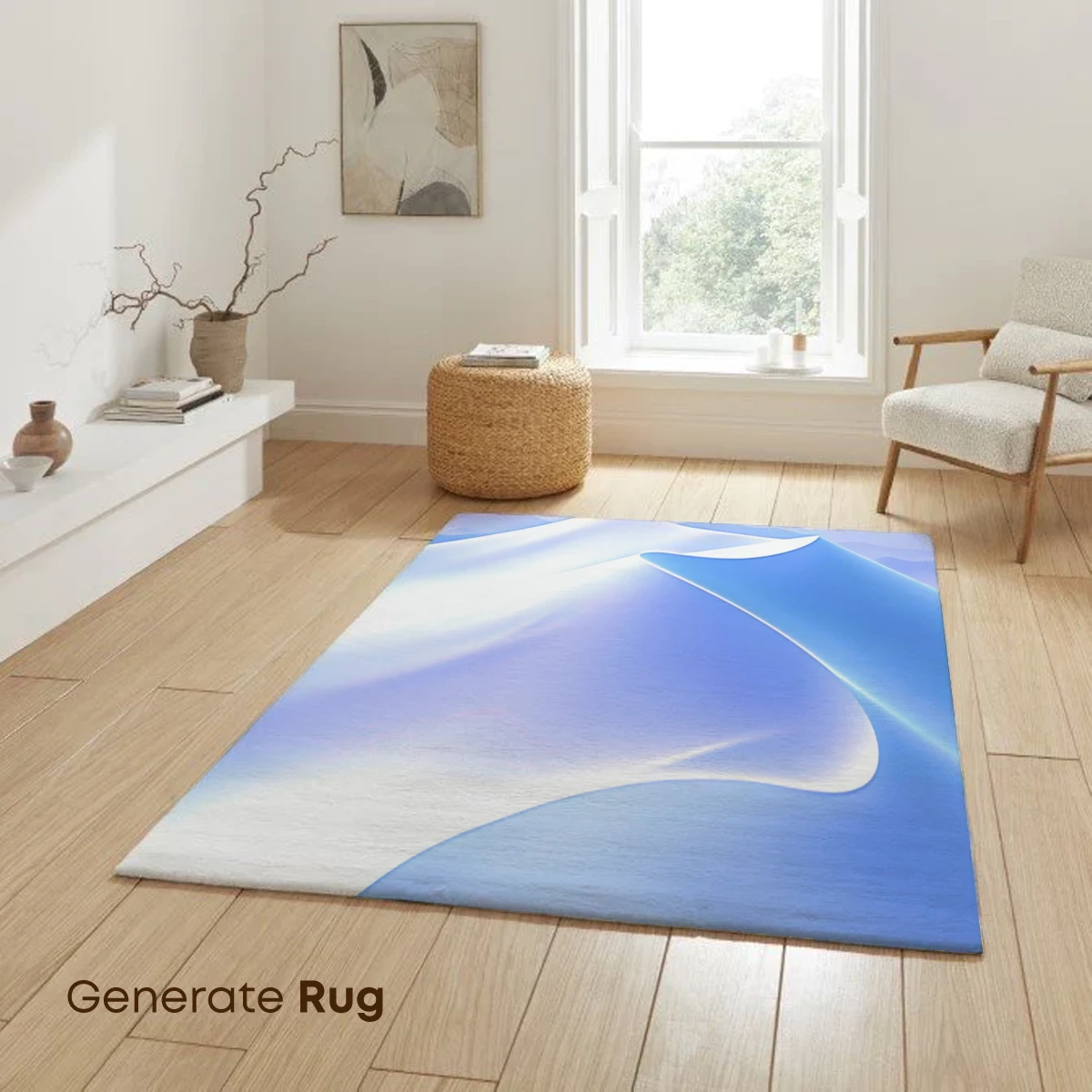 Ethereal Blue Dunes: A Serene Landscape Odyssey - Image 6