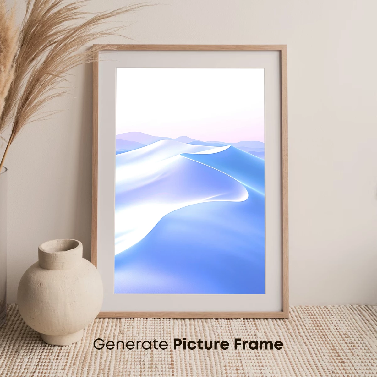Ethereal Blue Dunes: A Serene Landscape Odyssey - Image 7