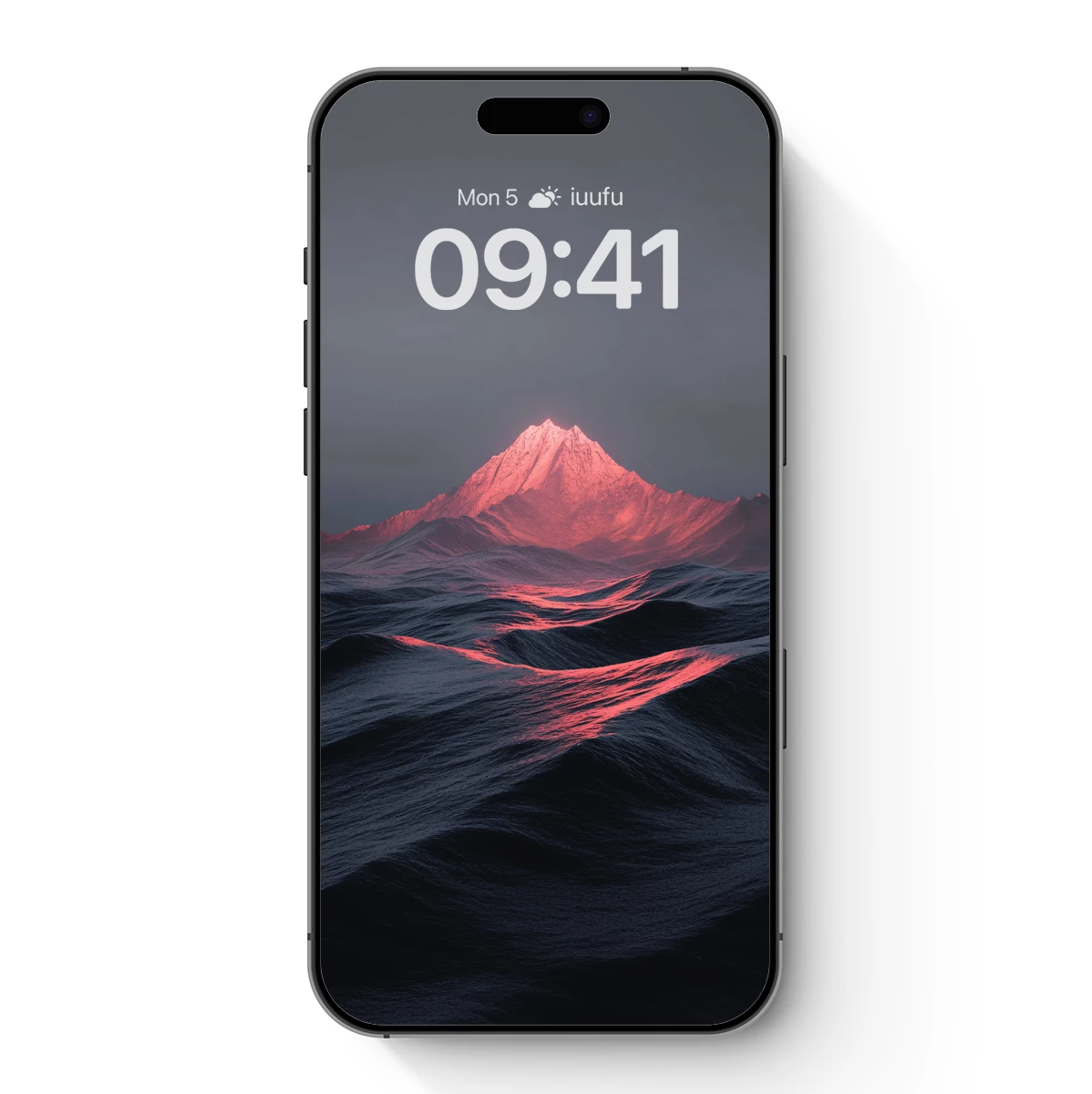 Crimson Peaks Over Dark Seas