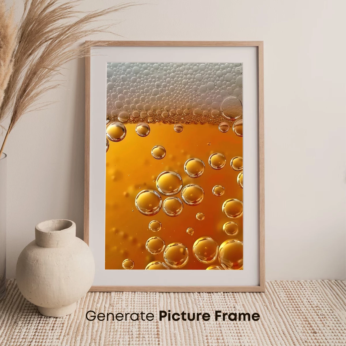 Golden Bubbles: A Symphony of Beer Foam - Image 7