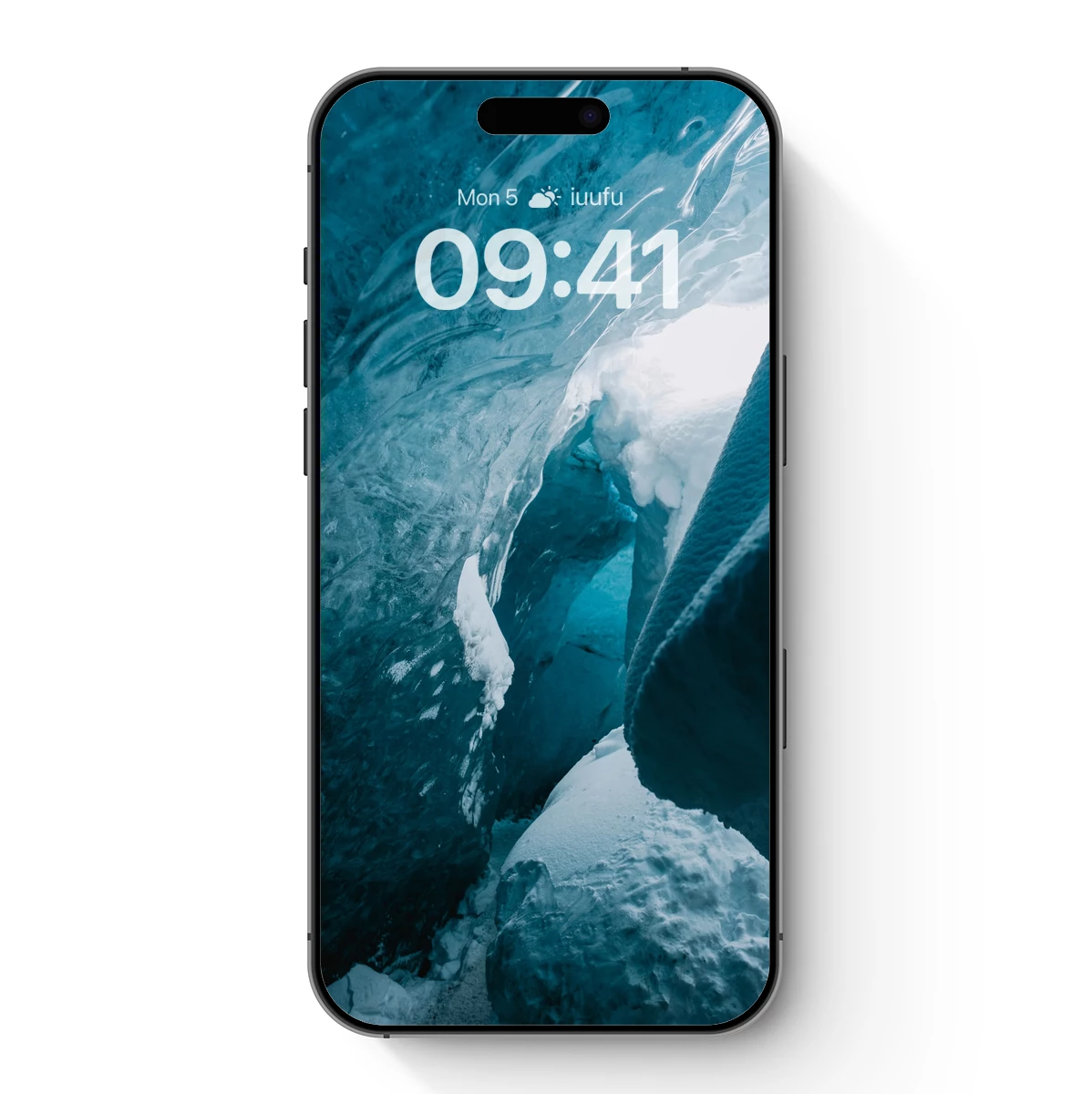 Illuminated Ice Cavern: A Frozen Odyssey