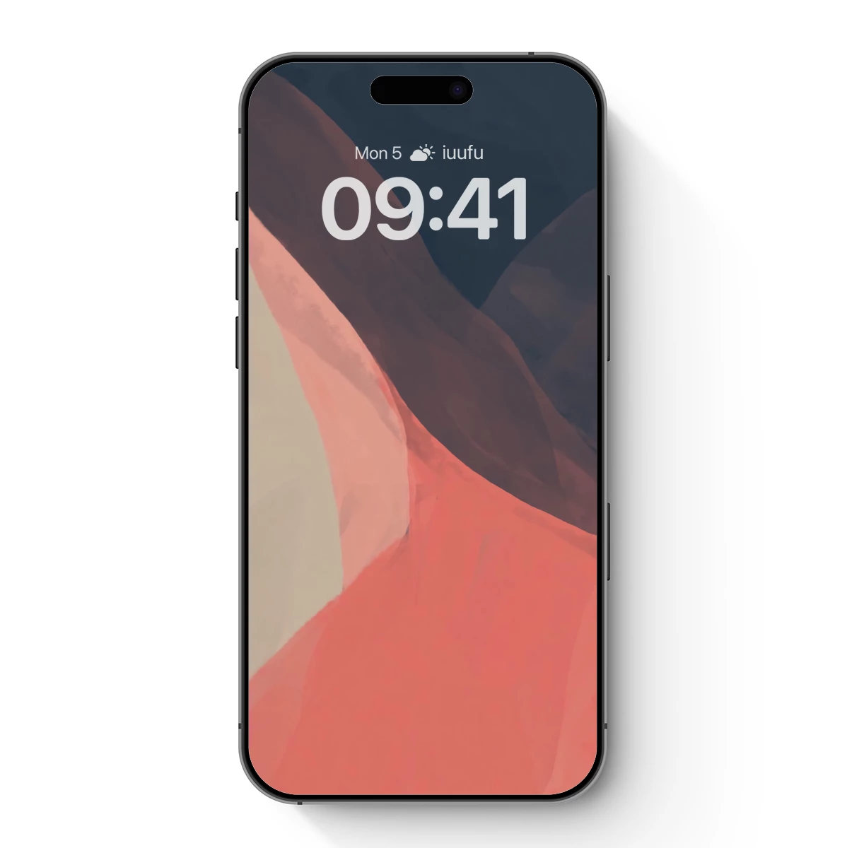 Abstract Flow: Blush and Shadow Symphony