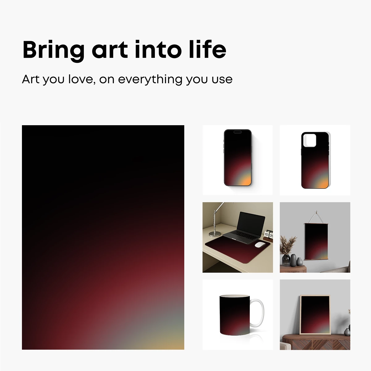 Gradient Dawn: Ethereal Hue Symphony - Image 2