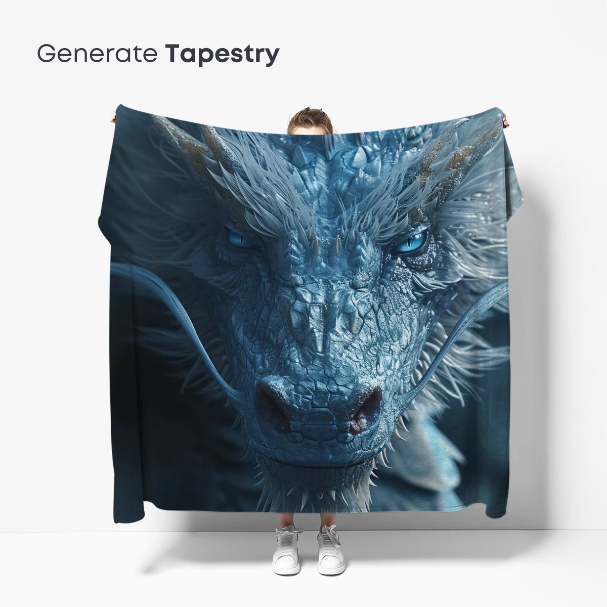 Ice Dragon's Gaze: Mythic Fantasy Art - Image 5