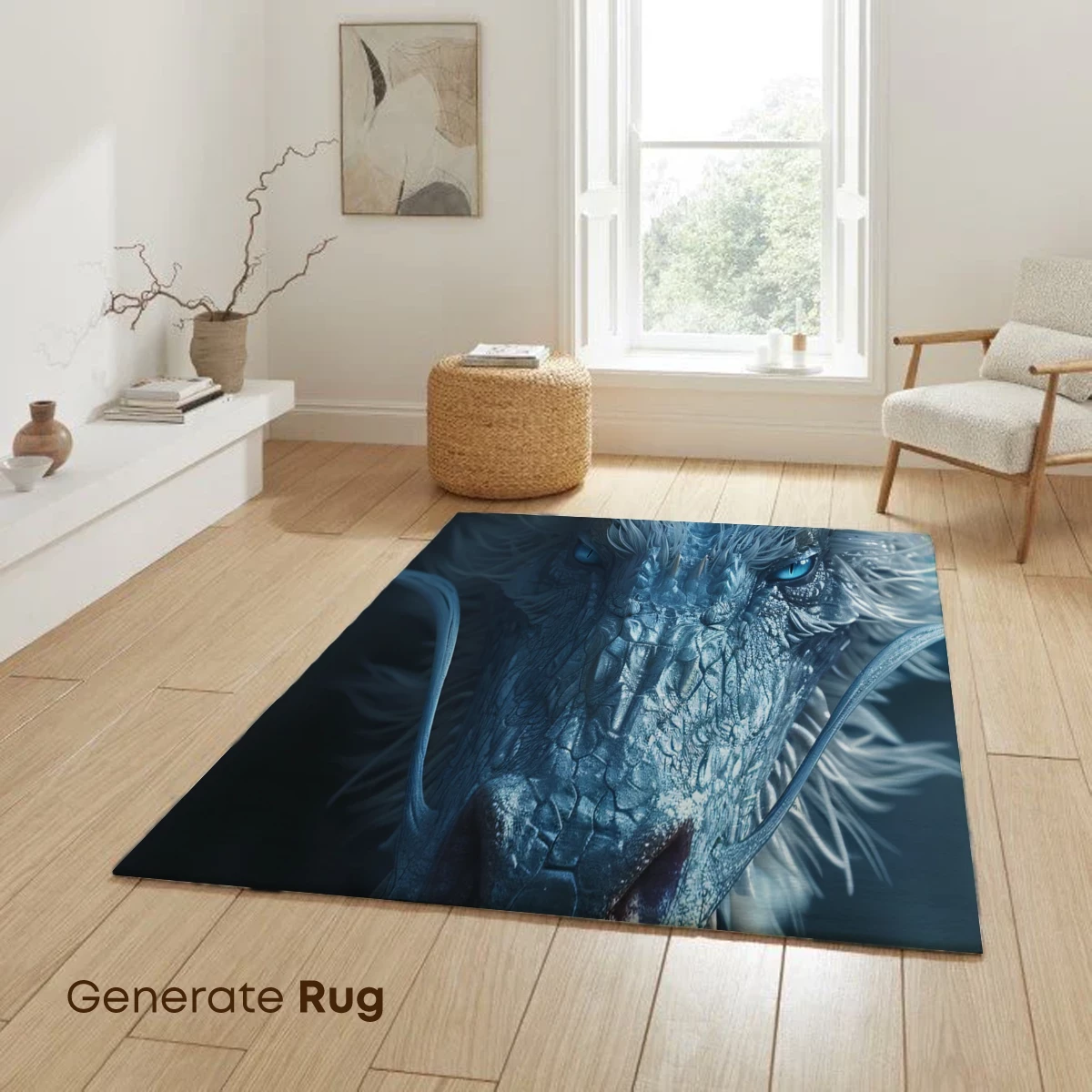 Ice Dragon's Gaze: Mythic Fantasy Art - Image 6