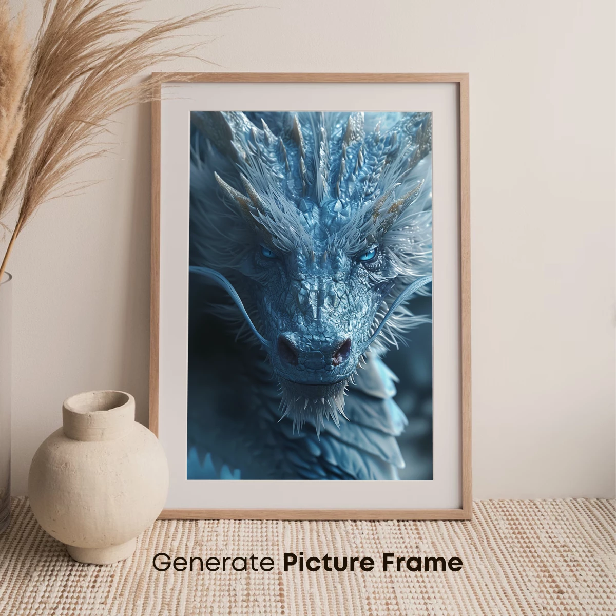 Ice Dragon's Gaze: Mythic Fantasy Art - Image 7