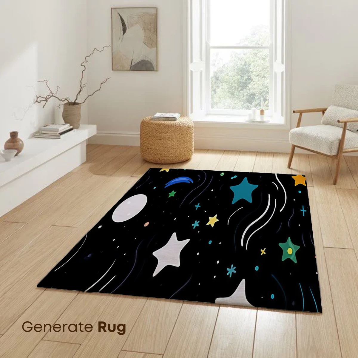 Cosmic Carnival: Vibrant Stars and Planets in Playful Harmony - Image 6