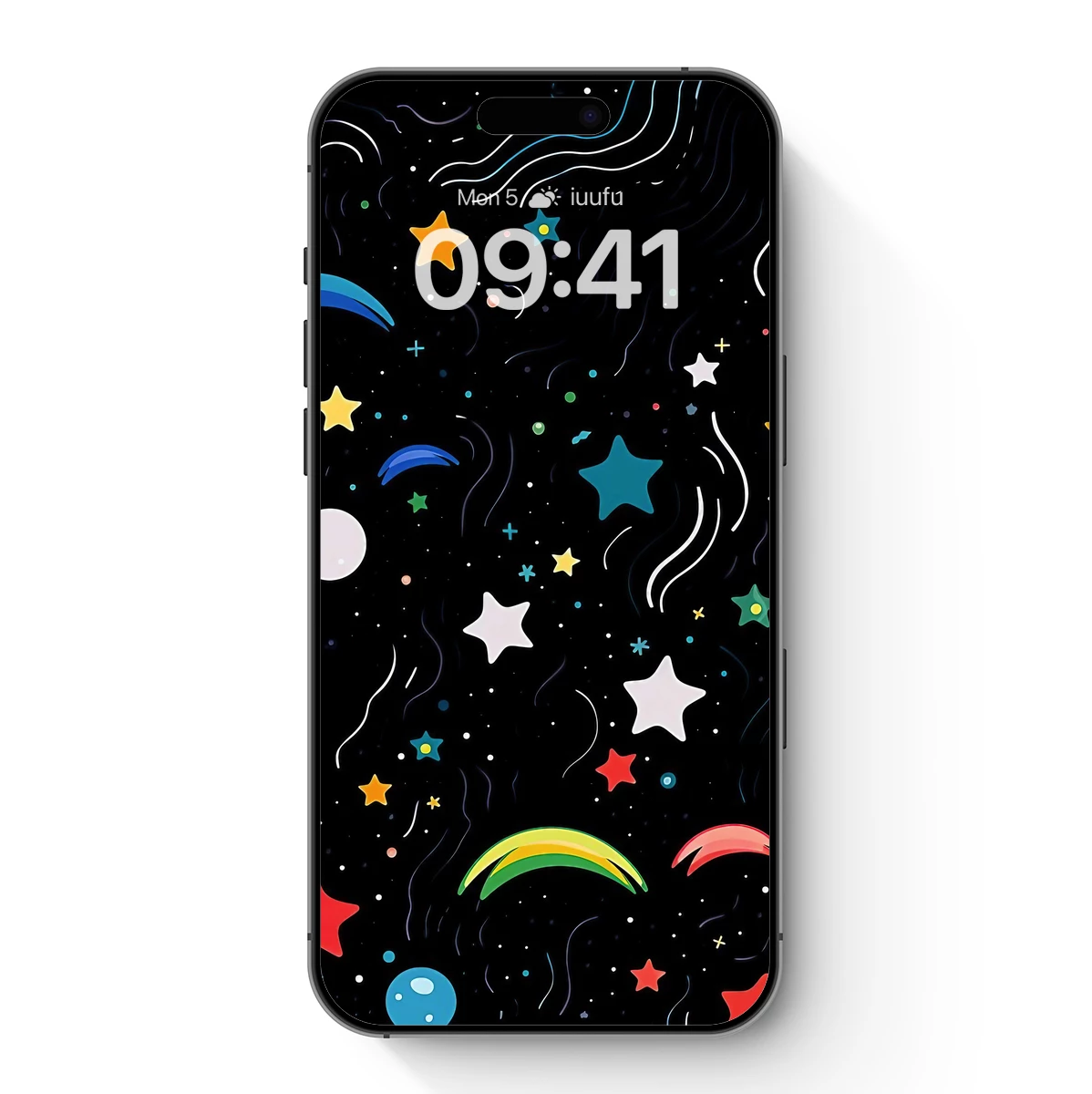 Cosmic Carnival: Vibrant Stars and Planets in Playful Harmony