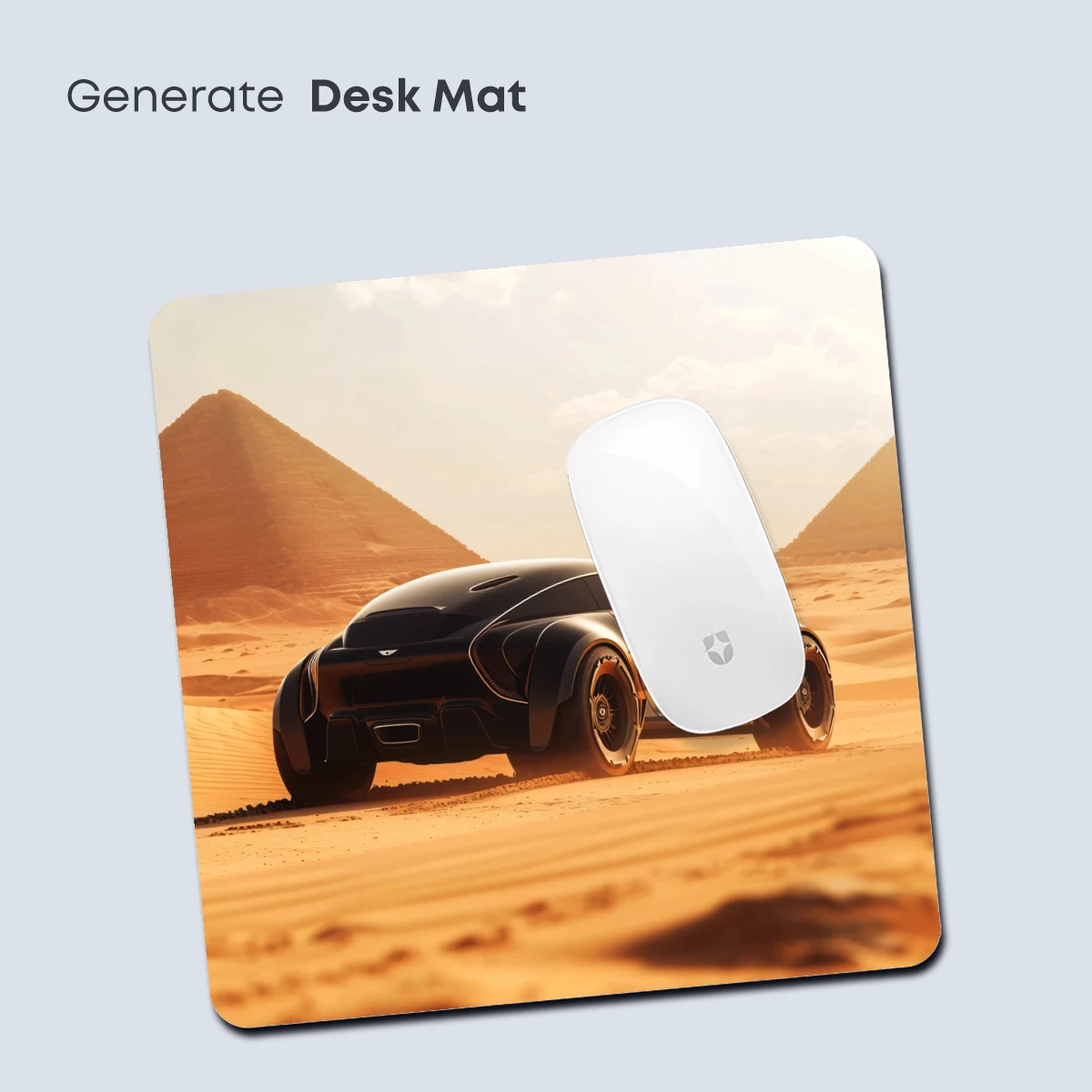Futuristic Desert Racer at Pyramids - Image 4