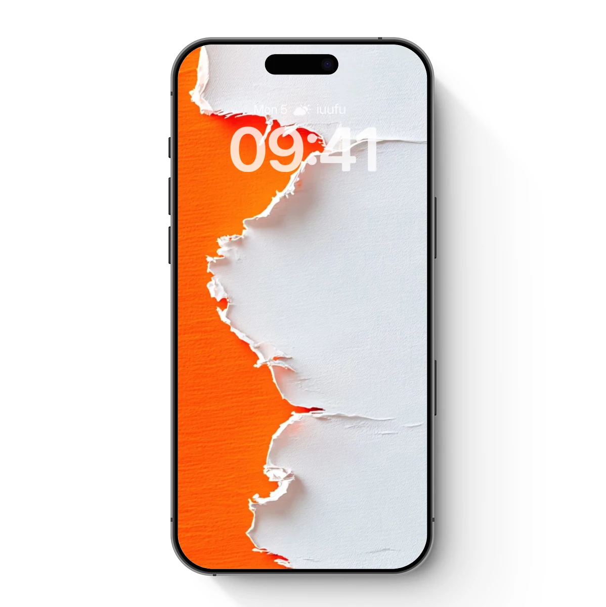 Peeling Layers: Orange and White Abstract Contrast Peeling Layers: Orange and White Abstract Contrast