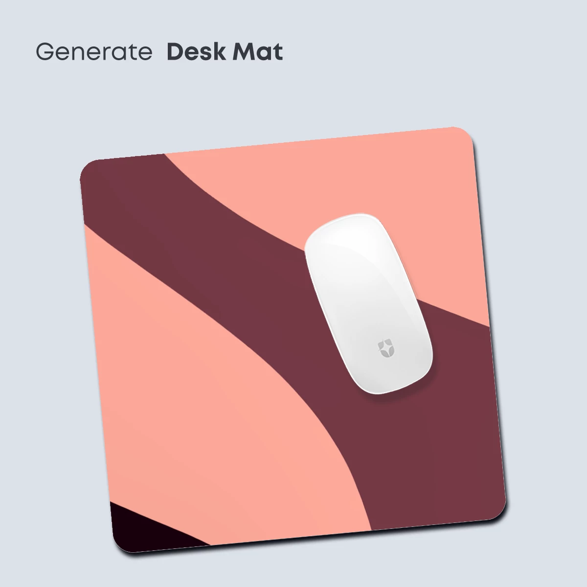 Abstract Flow: Peach and Maroon Harmony - Image 4