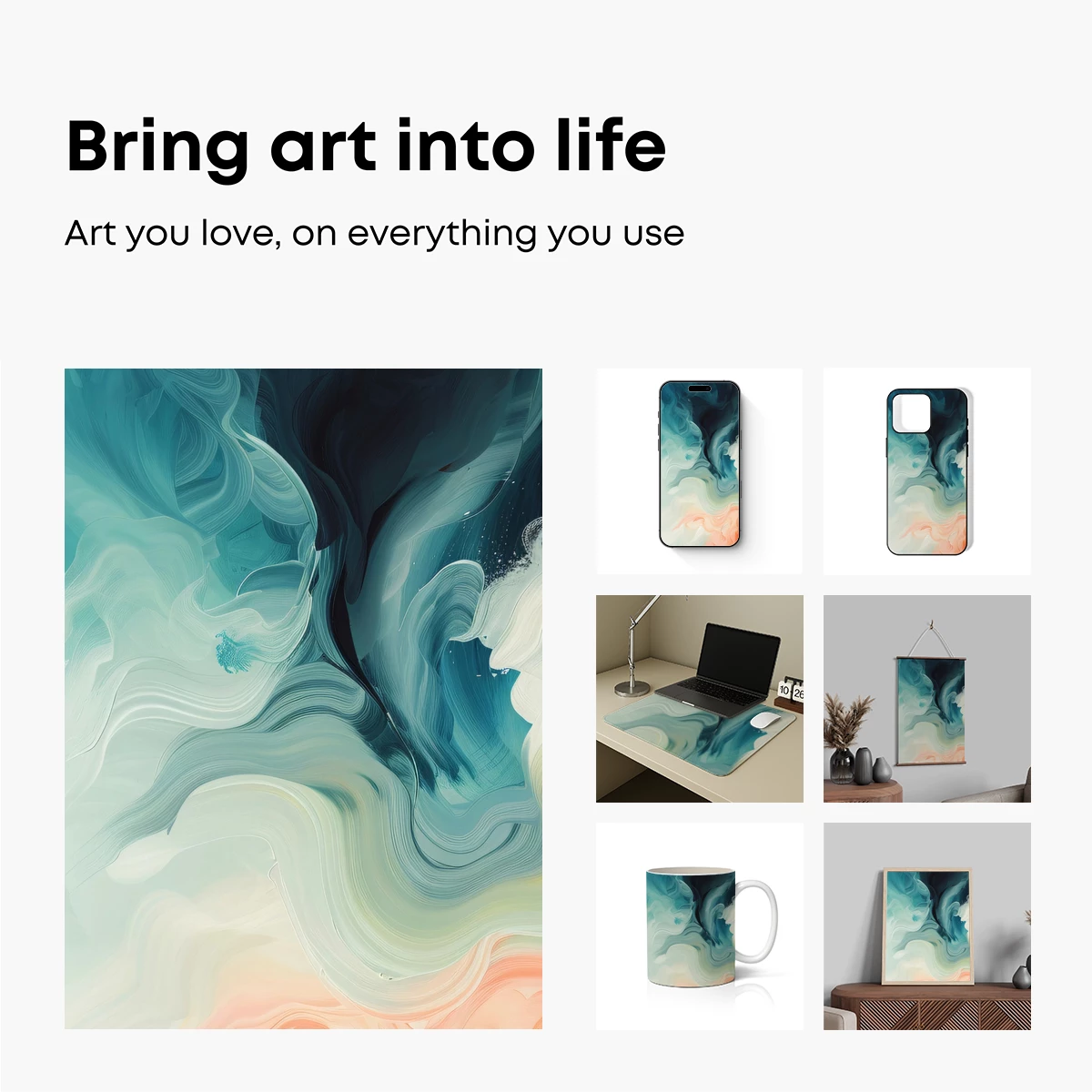 Ethereal Swirls: A Dance of Light and Shadow - Image 2