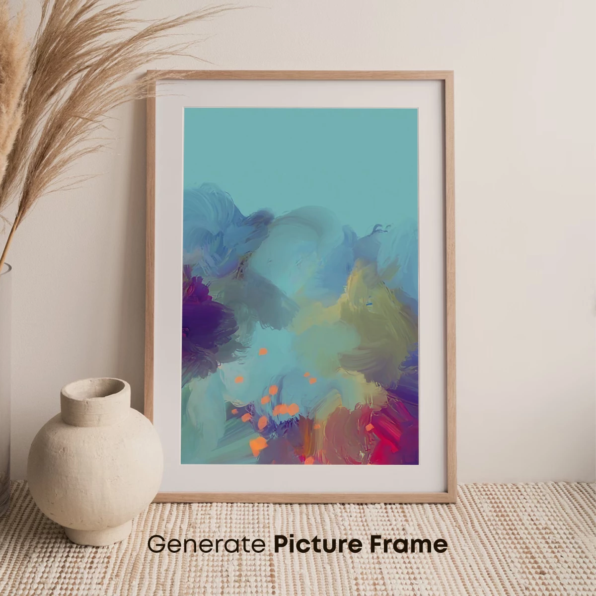 Abstract Brushstroke Symphony in Pastel Hues - Image 7