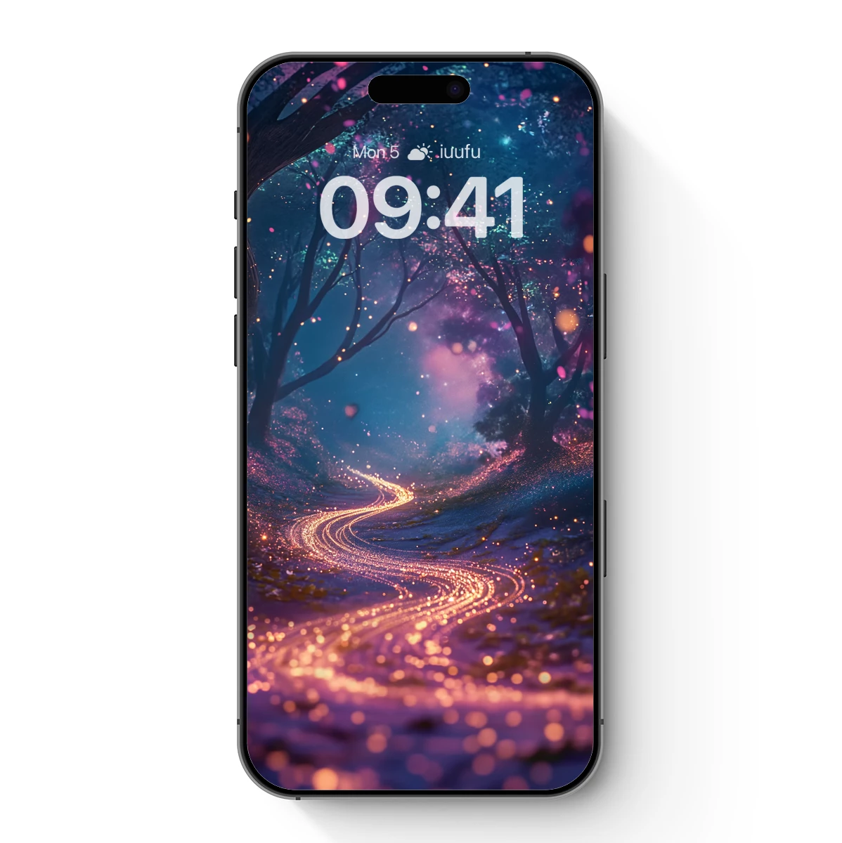 Enchanted Forest Path: Glowing Trails in Twilight