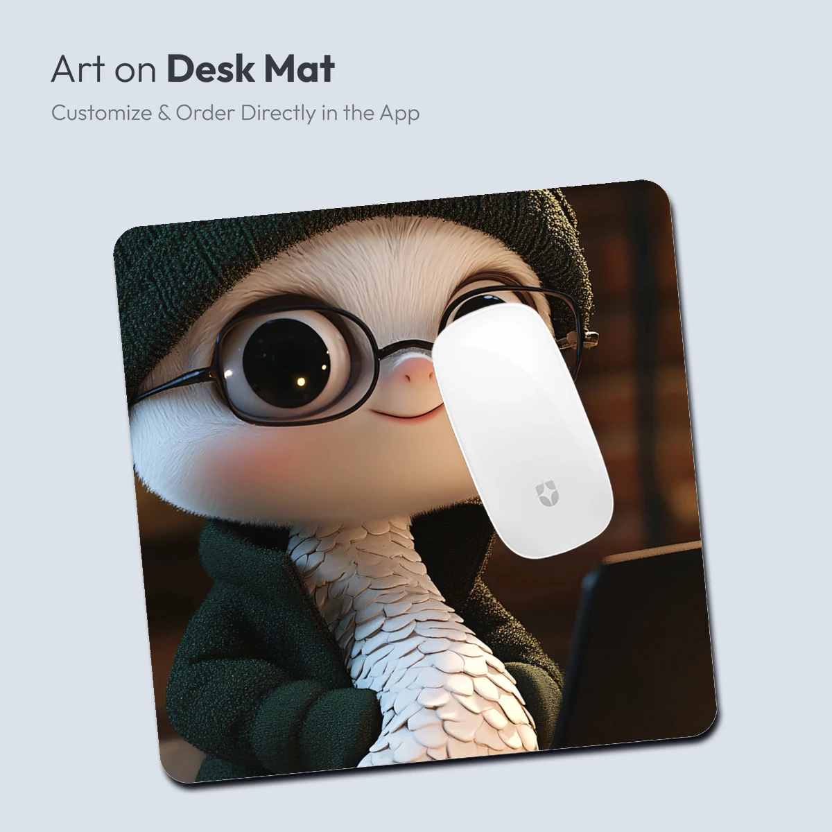 Snail Scholar in Cozy Knit: Digital Artistry - Image 4