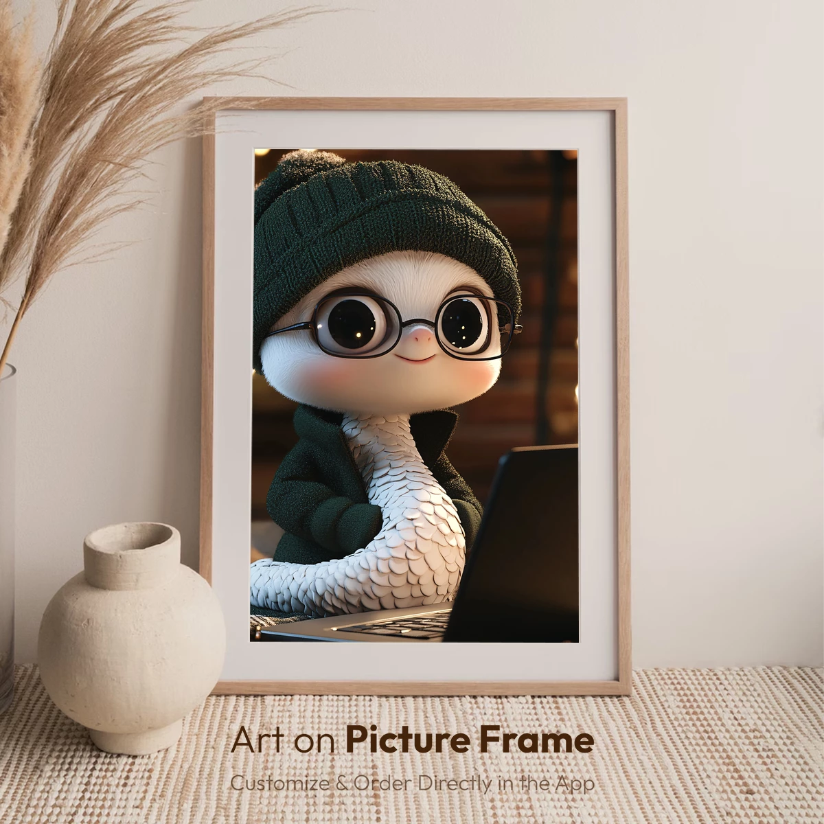 Snail Scholar in Cozy Knit: Digital Artistry - Image 7