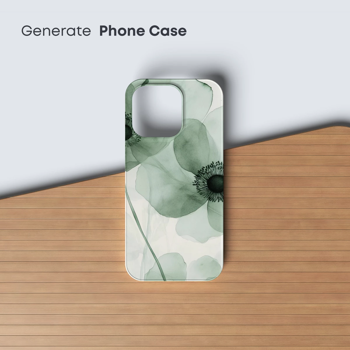 Ethereal Anemones: Monochromatic Floral Artistry - Image 3