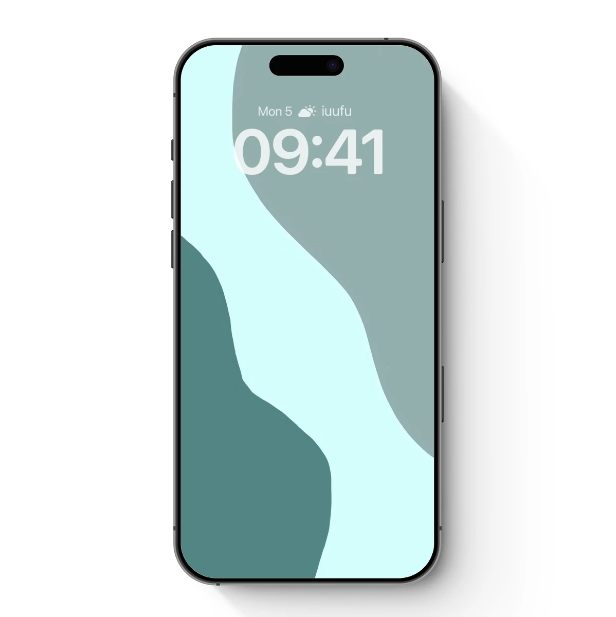 Abstract Aqua Flow: Modern Minimalist Artistry