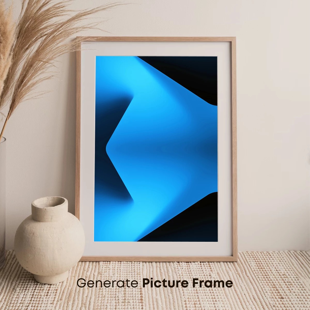 Blue Abyss: Geometric Shadows - Image 7