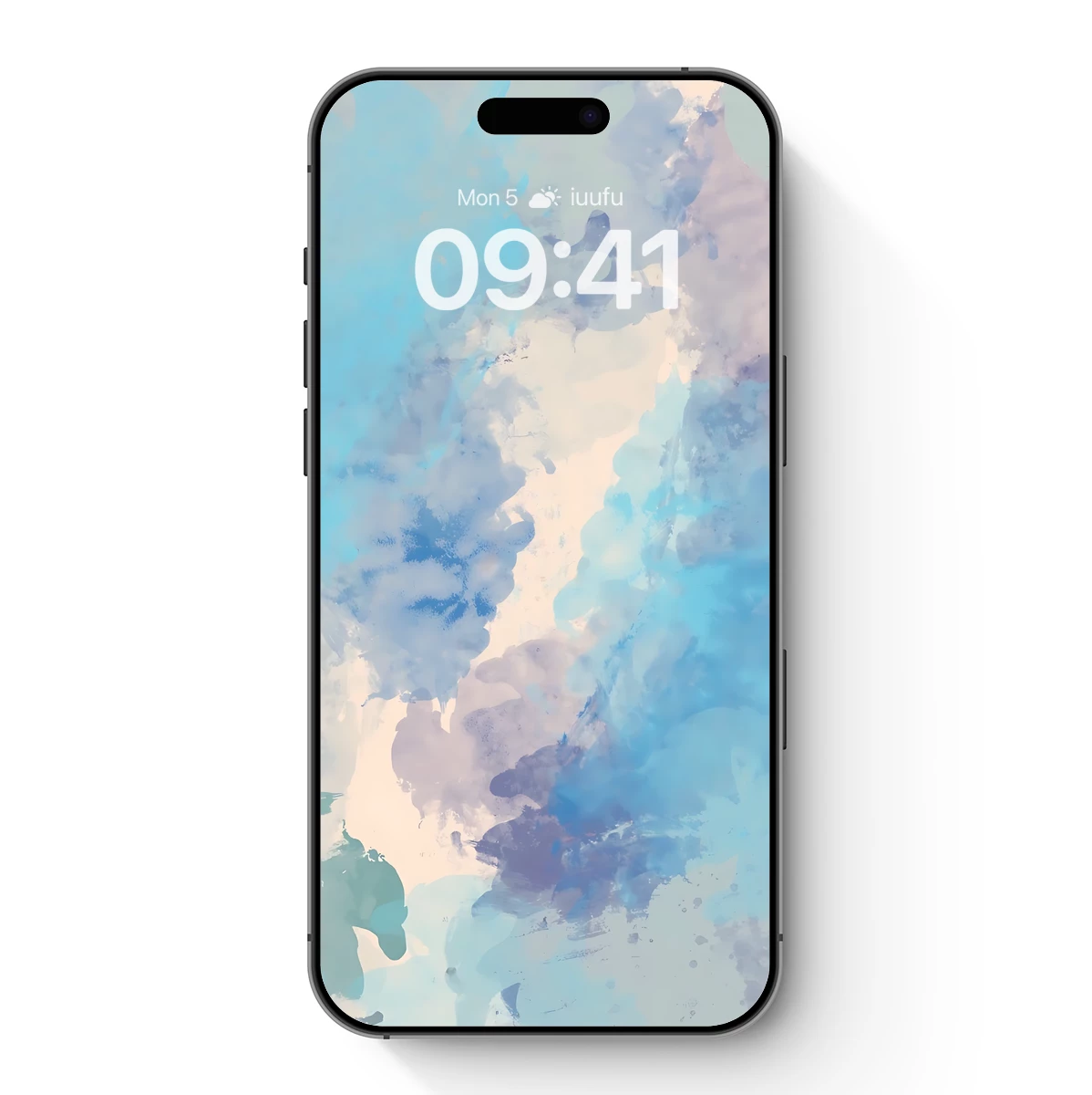 Ethereal Cloudscape: Abstract Watercolor Harmony