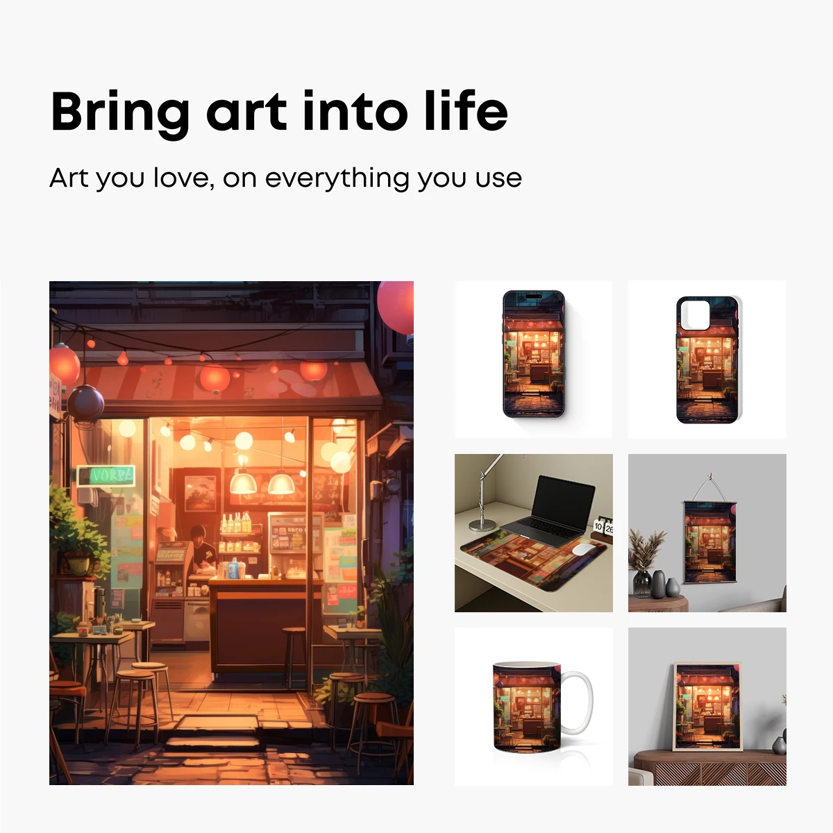 Cozy Cafe Glow: Urban Twilight Retreat - Image 2