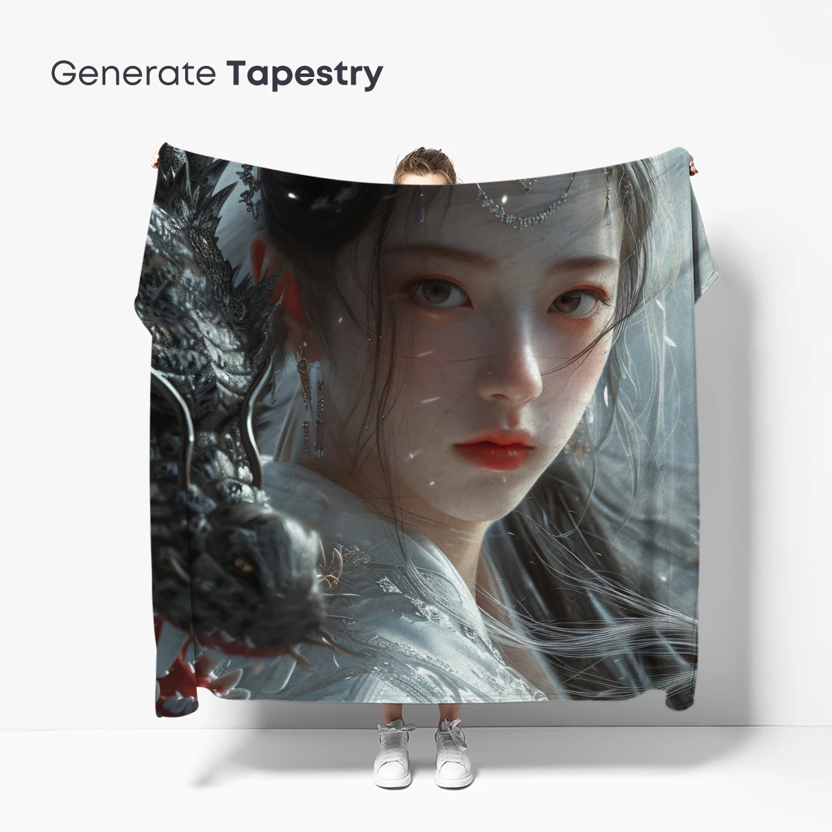 Ethereal Dragon Empress: Mythic Fantasy Artistry - Image 5