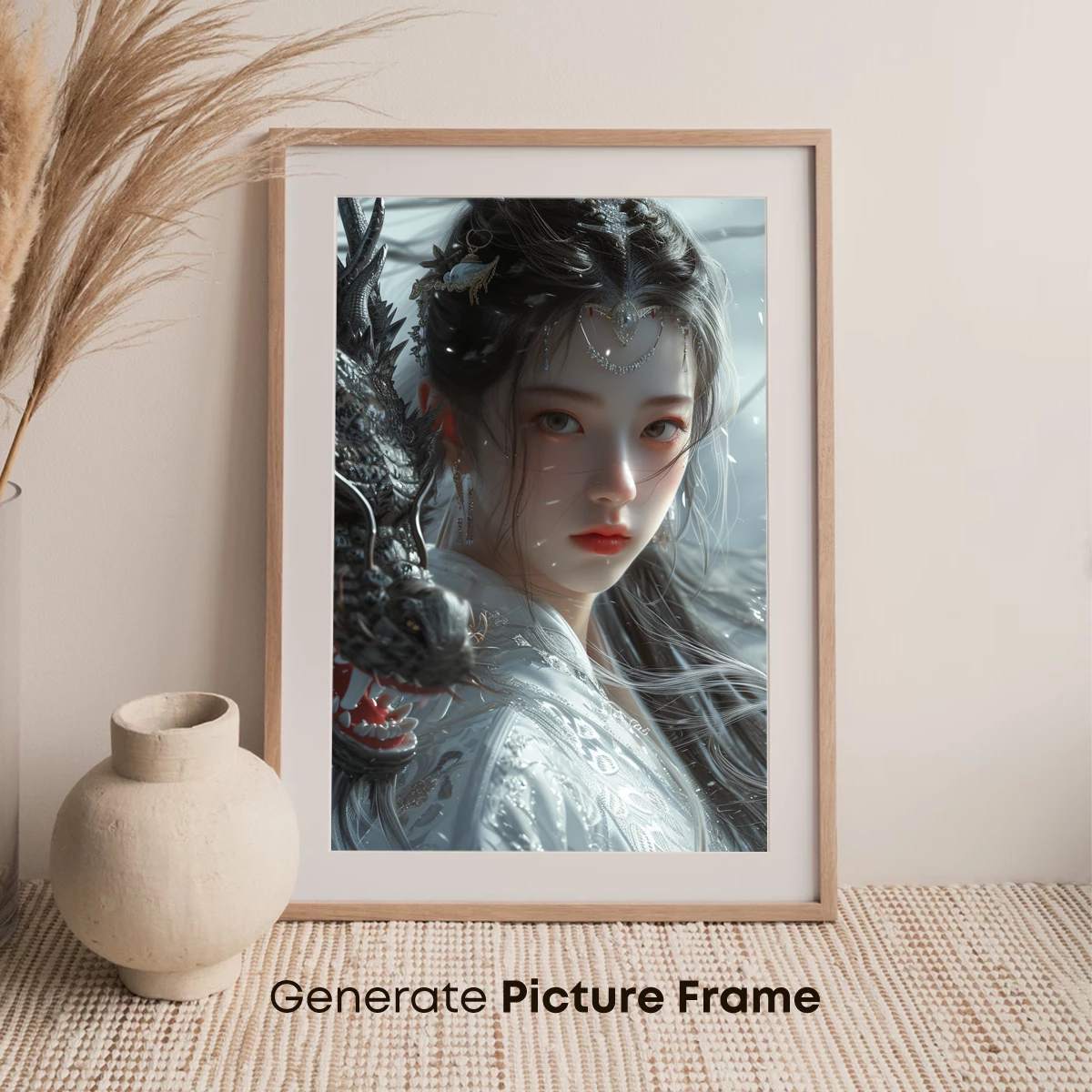 Ethereal Dragon Empress: Mythic Fantasy Artistry - Image 7