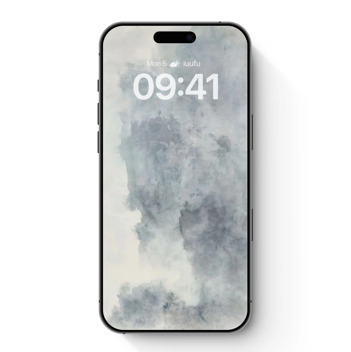 Misty Mountain Mirage: Ethereal Ink Wash Art