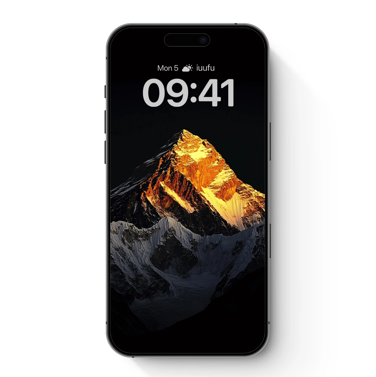 Golden Peak at Dawn: A Symphony of Light and Shadow