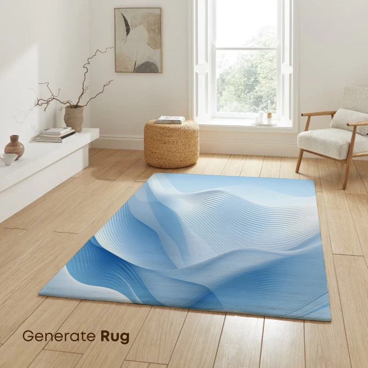 Ethereal Blue Waves: A Symphony of Flowing Lines - Image 6