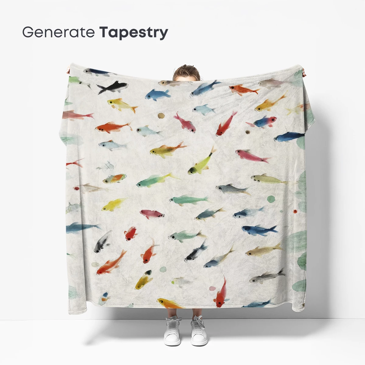 Aquatic Symphony: Watercolor Fish Ballet - Image 5