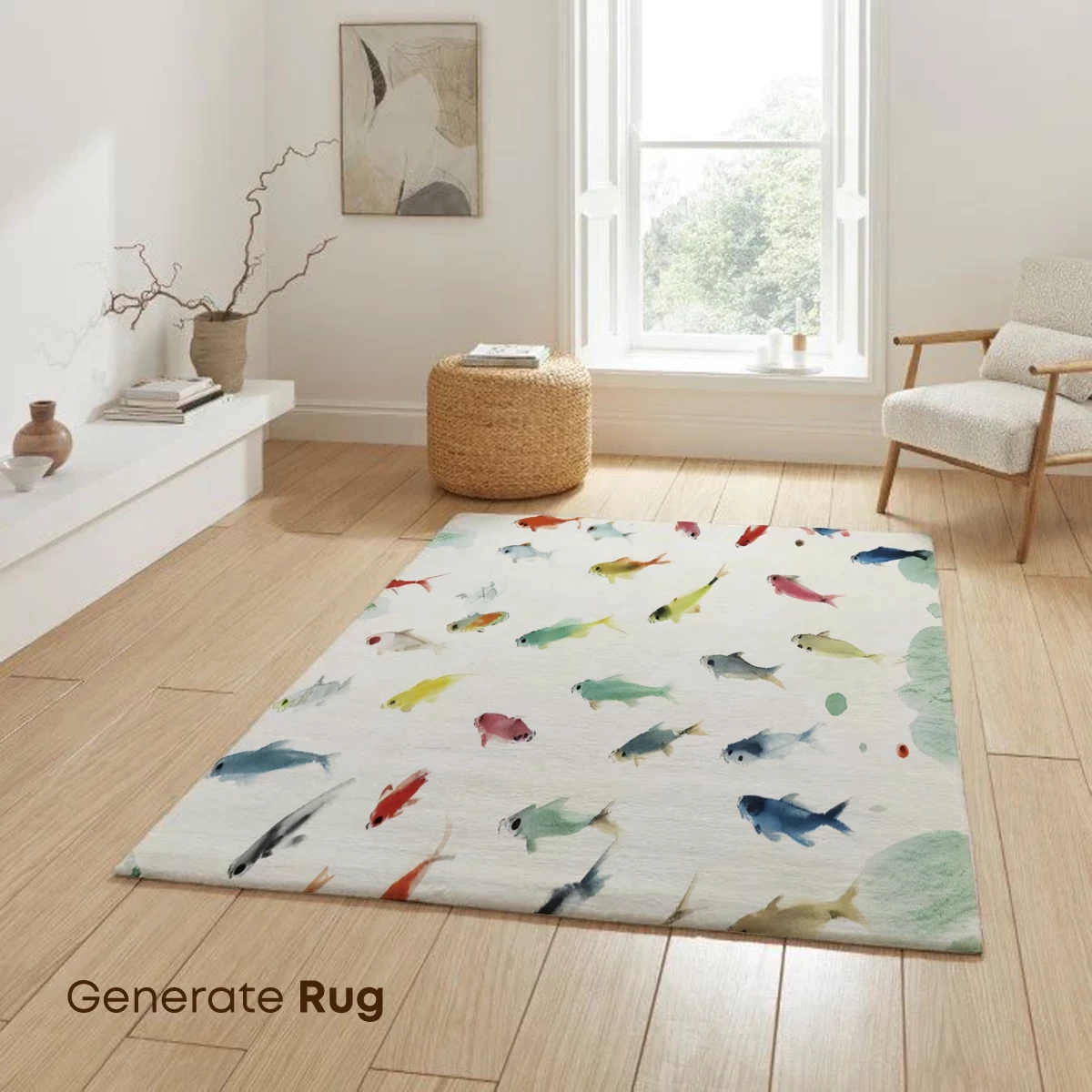 Aquatic Symphony: Watercolor Fish Ballet - Image 6