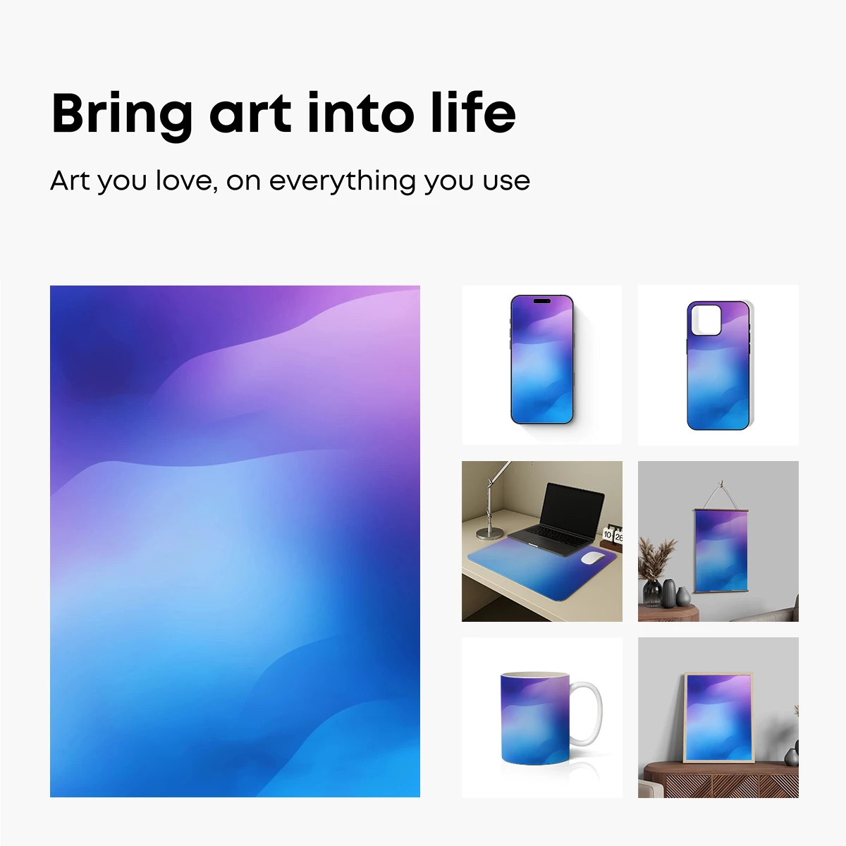 Ethereal Gradient Waves